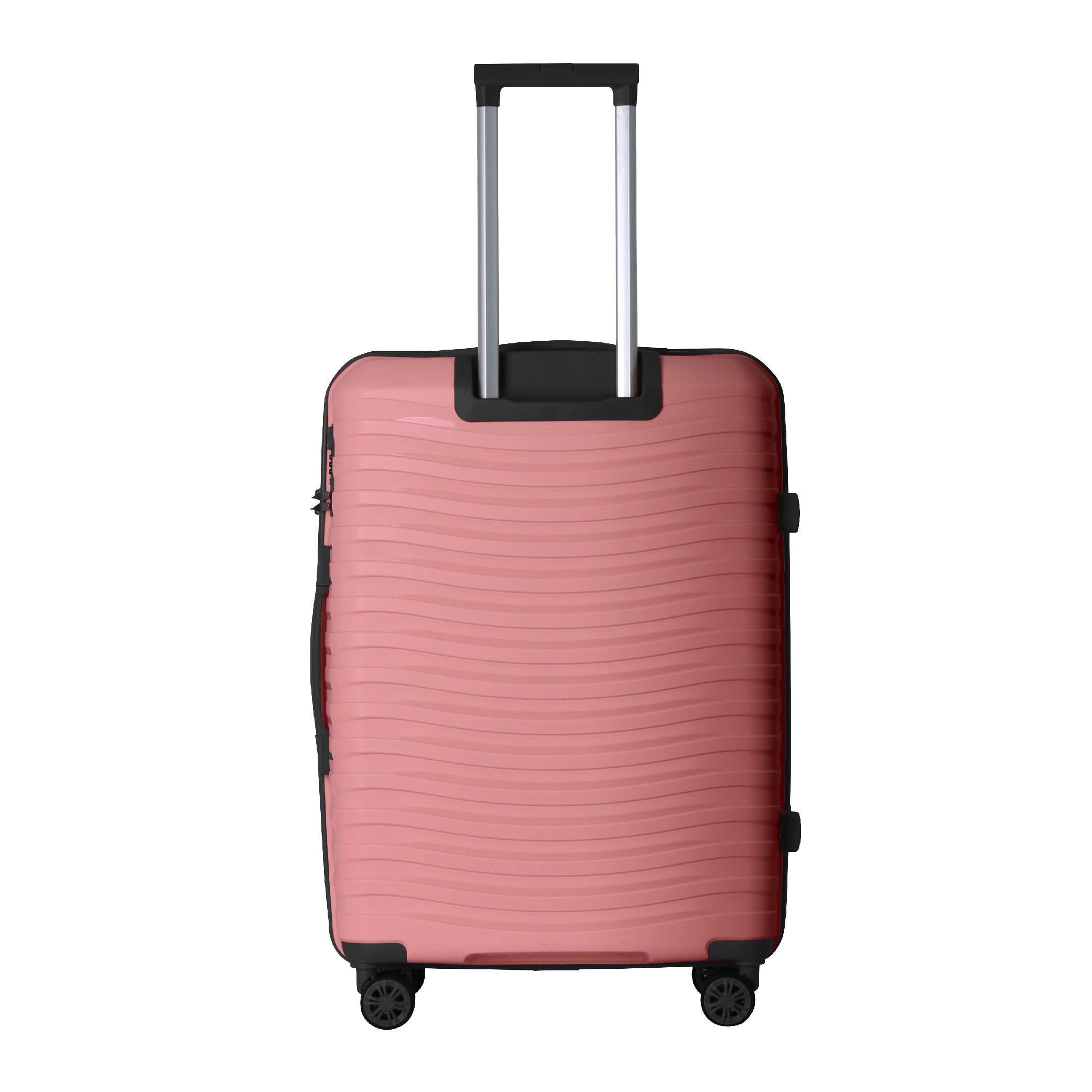 3-Piece Luggage Sets (20", 24", 28"), Suitcase With Wheels, Hardside Suitcase With Four Spinner Wheels And Scratch-Resistant Surface, Pink
_voghion.com